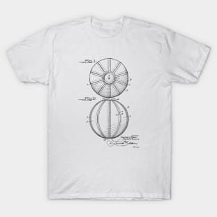 Ball Vintage Patent Hand Drawing T-Shirt